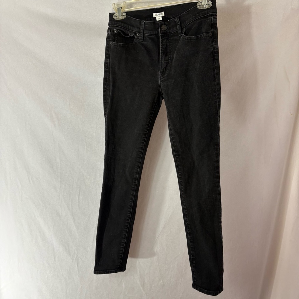 J. Crew Black Skinny Jeans Sleek Modern Fit